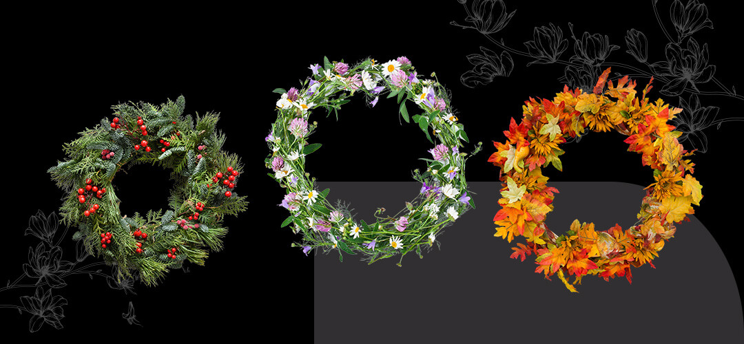 Creative ways to use wreaths at home