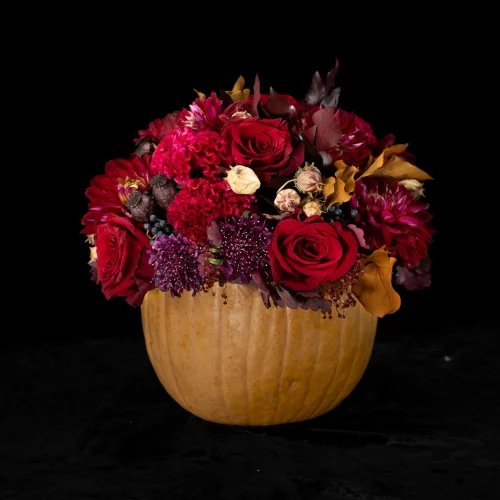 Mahir Floral & Event Designs - Bear with Burgundy - 2