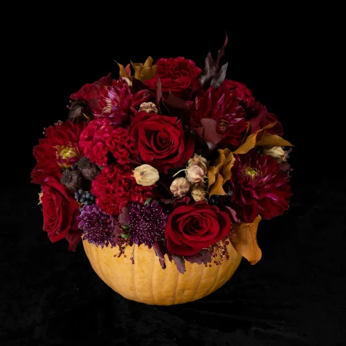 Mahir Floral & Event Designs - Bear with Burgundy